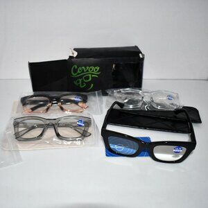 CCVOO 4 Pack Oprah Style Reading Glasses - Blue Light Blocking 2.75  NEw